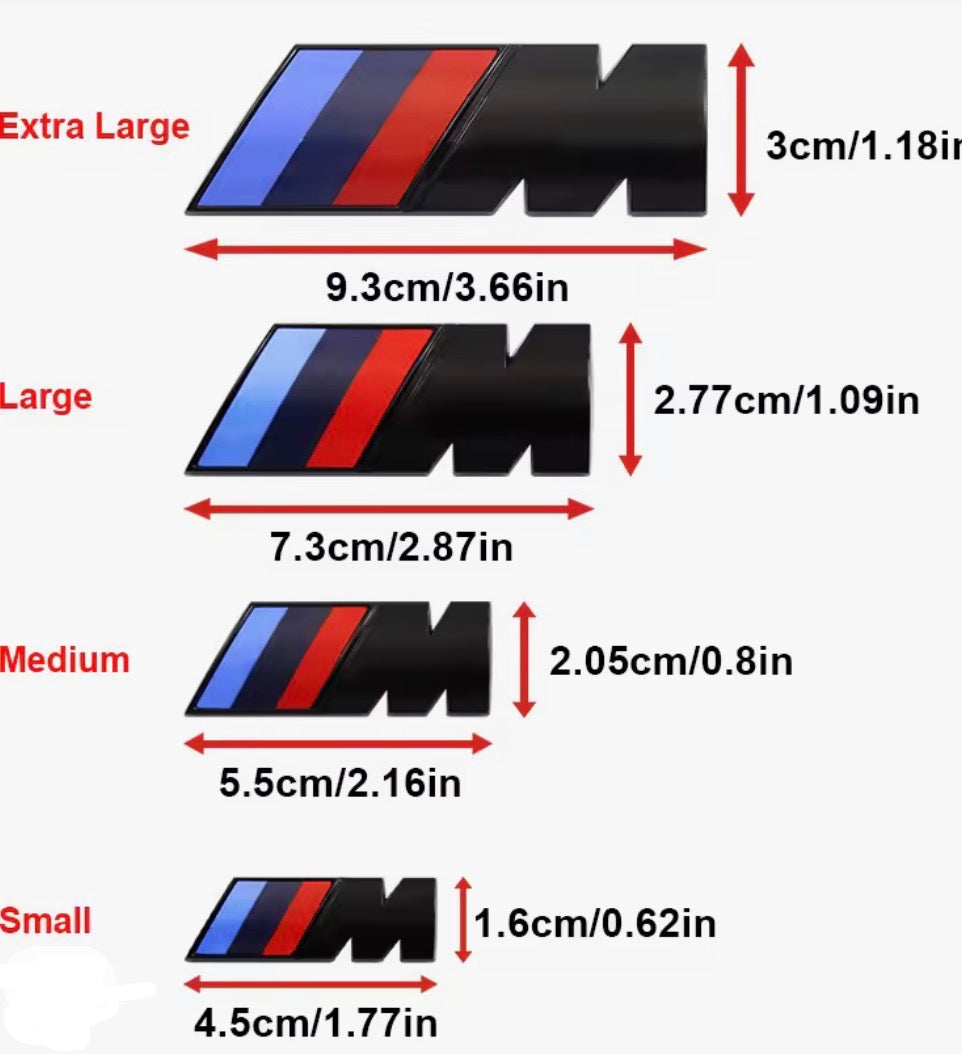 BMW M series sticker
