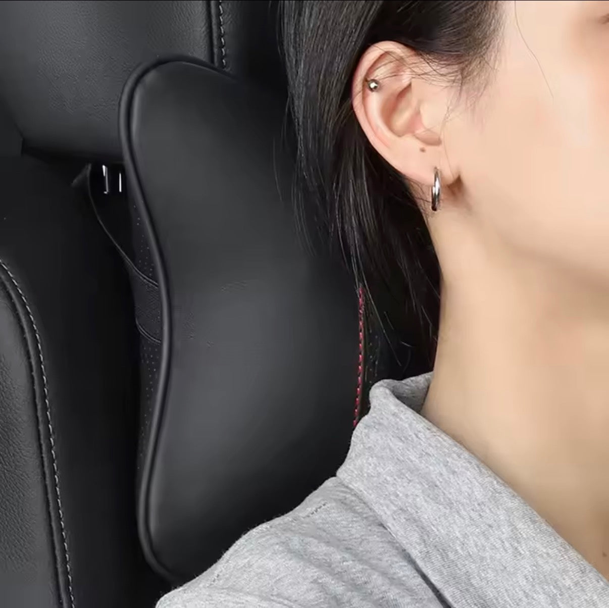 Car Seat Headrest Auto Logo Neck Pillow For BMW Performance